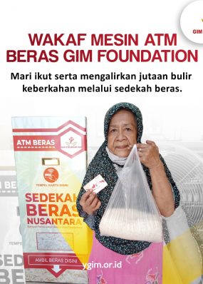 Wakaf Mesin ATM Beras GIM Foundation